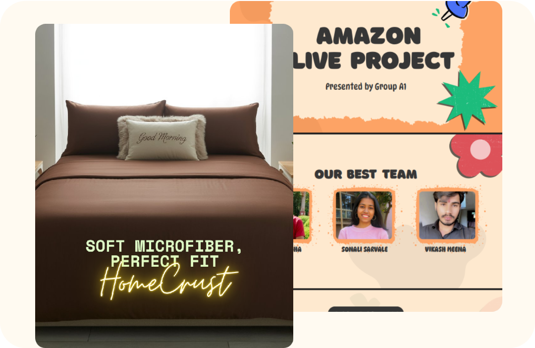 Used Sponsored Ads on Amazon to boost landing page visits and visibility for a bedsheet brand.
